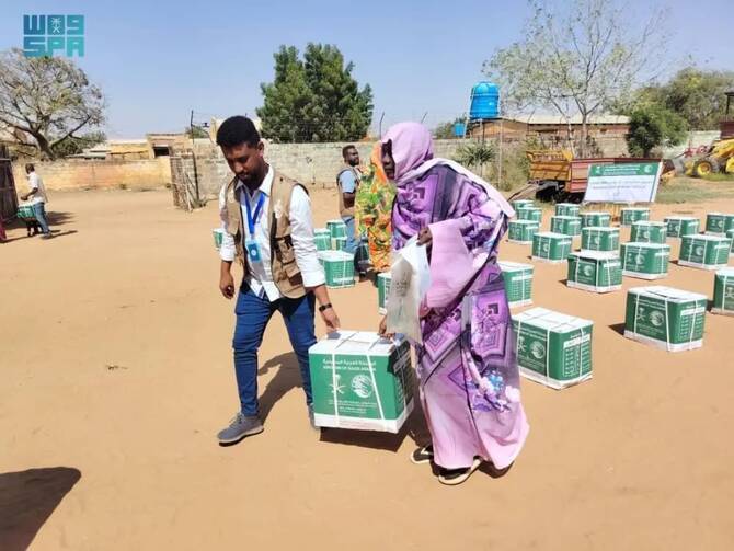 KSrelief distributes 280 food baskets in Benin&rsquo;s Savalou Town